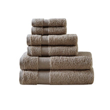 Load image into Gallery viewer, Madison Park Signature Luxor 100% Egyptian Cotton 6 Piece Towel Set MPS73-427