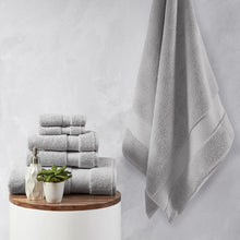 Load image into Gallery viewer, Madison Park Signature Splendor 1000Gsm 100% Cotton 6 Piece Towel Set MPS73-435