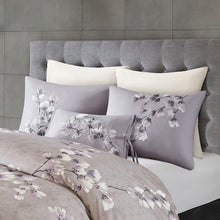 Load image into Gallery viewer, N Natori Sakura Blossom 3 Piece Cotton Sateen Printed Comforter Set - King NS10-3256