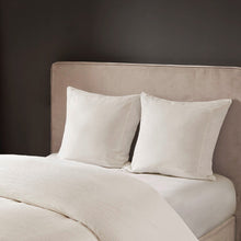 Load image into Gallery viewer, N Natori Hanae Cotton Blend Yarn Dyed Euro Sham - 26X26" NS11-3247