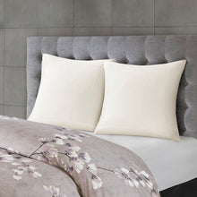 Load image into Gallery viewer, N Natori Sakura Blossom 3 Piece Cotton Sateen Printed Duvet Cover Set - Full/Queen NS12-3257