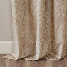 Load image into Gallery viewer, Mirage Knitted Jacquard Blackout Window Panel (50x84) - Champagne SS40-0013 By Olliix