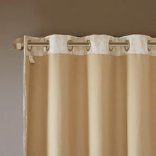 Load image into Gallery viewer, Sunsmart Victorio Printed Jacquard Grommet Top Total Blackout Curtain - 50X84" SS40-0090