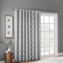 Load image into Gallery viewer, Sunsmart Blakesly Printed Ikat Blackout Patio Curtain - 100X84" SS40-0111