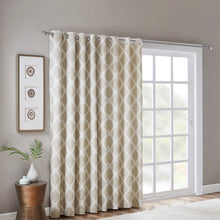 Load image into Gallery viewer, Sunsmart Blakesly Printed Ikat Blackout Patio Curtain - 100X84" SS40-0113