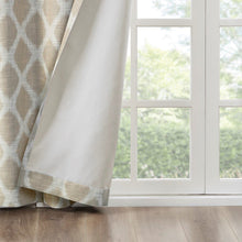 Load image into Gallery viewer, Sunsmart Blakesly Printed Ikat Blackout Patio Curtain - 100X84" SS40-0113