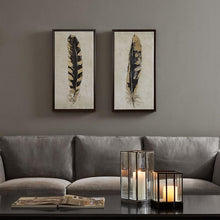 Load image into Gallery viewer, Urban Habitat Printed Canvas With Gold Foil 2 Piece Set UH95C-0002 By Olliix