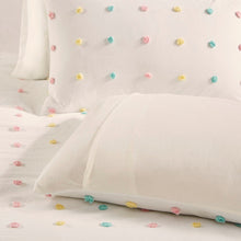 Load image into Gallery viewer, Urban Habitat Kids Callie Cotton Jacquard Pom Pom Comforter Set - Full/Queen UHK10-0091