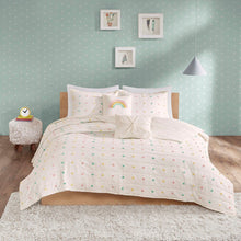 Load image into Gallery viewer, Urban Habitat Kids Callie Cotton Jacquard Pom Pom Coverlet Set - Full/Queen UHK13-0093