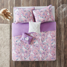 Load image into Gallery viewer, Urban Habitat Kids Lola Cotton Reversible Coverlet Set - Twin UHK13-0102