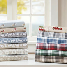 Load image into Gallery viewer, Woolrich Flannel Cotton Sheet Set - Queen WR20-1787 By Olliix