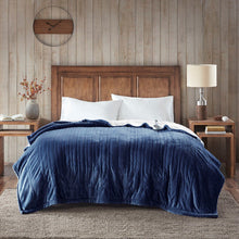 Load image into Gallery viewer, Woolrich Heated Plush To Berber Blanket - Full WR54-1760 By Olliix