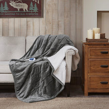 Load image into Gallery viewer, Woolrich Heated Plush To Berber Throw - 60X70" WR54-1767 By Olliix