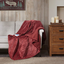 Load image into Gallery viewer, Woolrich Heated Plush To Berber Throw - 60X70" WR54-1771 By Olliix