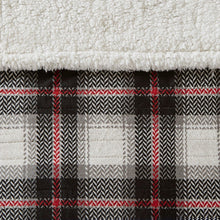 Load image into Gallery viewer, Woolrich Ridley Oversized Plaid Print Faux Mink To Berber Heated Throw - 60X70" WR54-2388
