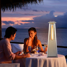 Load image into Gallery viewer, 9500 BTU Portable Stainless Steel Tabletop Patio Heater with Glass Tube