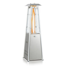Load image into Gallery viewer, 9500 BTU Portable Stainless Steel Tabletop Patio Heater with Glass Tube