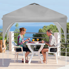 Load image into Gallery viewer, 10' x 10' Outdoor Pop-up Camping Canopy Tent with Roller Bag-Gray