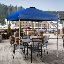 Load image into Gallery viewer, 6.6' x 6.6' Outdoor Pop Up Camping Canopy Tent with Roller Bag-Blue