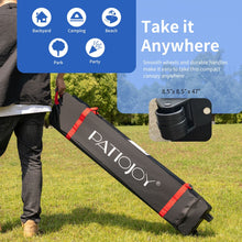 Load image into Gallery viewer, 6.6' x 6.6' Outdoor Pop Up Camping Canopy Tent with Roller Bag-Blue