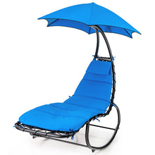 Load image into Gallery viewer, Hammock Swing Lounger Chair with Shade Canopy-Navy