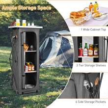 Load image into Gallery viewer, Folding Pop-Up Cupboard Compact Camping Storage Cabinet with Bag-XL