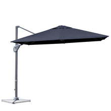 Load image into Gallery viewer, 10 x 10 Feet Patio Offset Cantilever Umbrella with Aluminum 360-degree Rotation Tilt-Navy