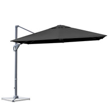 Load image into Gallery viewer, 10 x 10 Feet Patio Offset Cantilever Umbrella with Aluminum 360-degree Rotation Tilt-Gray