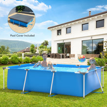 Load image into Gallery viewer, Above Ground Swimming Pool with Pool Cover-Blue