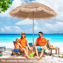 Load image into Gallery viewer, 7.2 Feet Patio Thatched Tiki Umbrella Hawaiian Hula Beach Umbrella