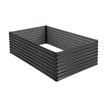 Load image into Gallery viewer, 71 Inch Galvanized Metal Raised Garden Bed for Garden Backyard-Dark Gray