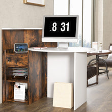 Load image into Gallery viewer, Office Desk with Open Shelf and Lockable Drawer