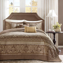 Load image into Gallery viewer, Madison Park Bellagio 5 Piece Jacquard Bedspread Set -King Mp13-5319