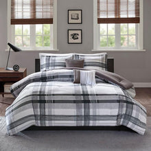 Load image into Gallery viewer, Intelligent Design Rudy Plaid Comforter Set -Full/Queen Id10-1330