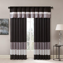 Load image into Gallery viewer, Madison Park Polyoni Pintuck Window Curtain -84" Panel MP40-2220 By Olliix