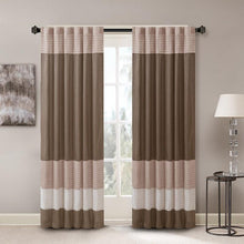 Load image into Gallery viewer, Madison Park Polyoni Pintuck Window Curtain -84" Panel MP40-2221 By Olliix