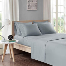 Load image into Gallery viewer, ID20-1454 Intelligent Design Microfiber Sheet Set With Side Storage Pockets By Olliix