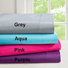 Load image into Gallery viewer, ID20-1454 Intelligent Design Microfiber Sheet Set With Side Storage Pockets By Olliix