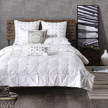Load image into Gallery viewer, 3 Piece Elastic Embroidered Cotton Comforter Set -Full/Queen II10-596 By Olliix