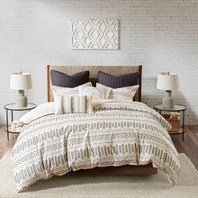 Load image into Gallery viewer, Ink Ivy Rhea Cotton Jacquard Duvet Cover Mini Set II12-1041 By Olliix