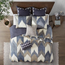 Load image into Gallery viewer, Ink Ivy Alpine 3 Piece Printed Cotton Coverlet Set II13-1042 By Olliix