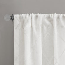 Load image into Gallery viewer, Madison Park Irina Diamond Sheer Window Curtain -95" Panel MP40-2332 By Olliix