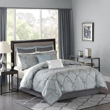 Load image into Gallery viewer, Madison Park Lavine Anouk 12 Piece Jacquard Comforter Set MP10-1665 By Olliix