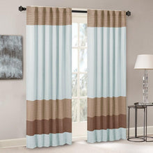 Load image into Gallery viewer, Madison Park Polyoni Pintuck Window Curtain -84" Panel MP40-2223 By Olliix