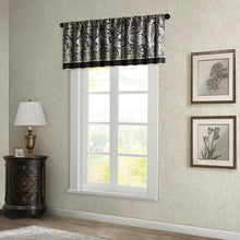 Load image into Gallery viewer, Madison Park Aubrey Jacquard Window Valance -50X18" MP41-1606 By Olliix
