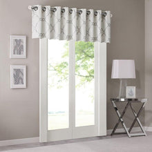 Load image into Gallery viewer, Madison Park Saratoga Fretwork Print Valance -50X18" MP41-2399 By Olliix