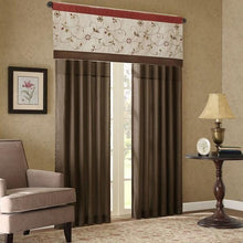 Load image into Gallery viewer, Madison Park Serene Embroidered Window Valance MP41-5471 By Olliix