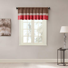 Load image into Gallery viewer, Madison Park Amherst Polyoni Pintuck Window Valance -50X18" MP41-2230 By Olliix