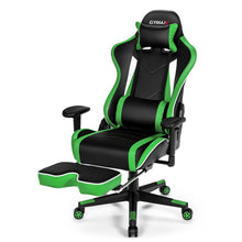 Load image into Gallery viewer, High Back Gaming Chair Adjustable Office Computer Task Chair with Footrest