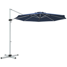 Load image into Gallery viewer, 11 Feet Patio Offset Cantilever Umbrella 360° Rotation Aluminum Tilt-Navy